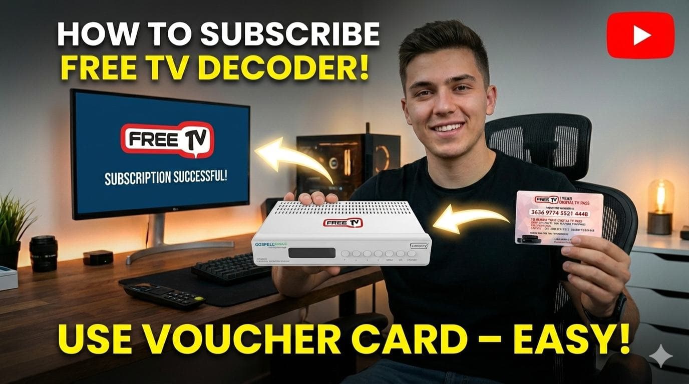 Free TV Decoder Recharge Voucher Card